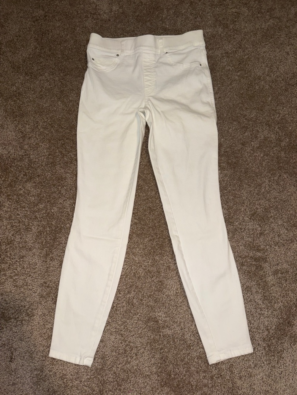 SPANX White Skinny Pants